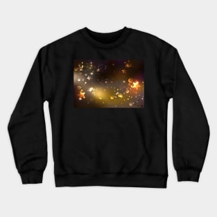 Brown Glowing Background Crewneck Sweatshirt